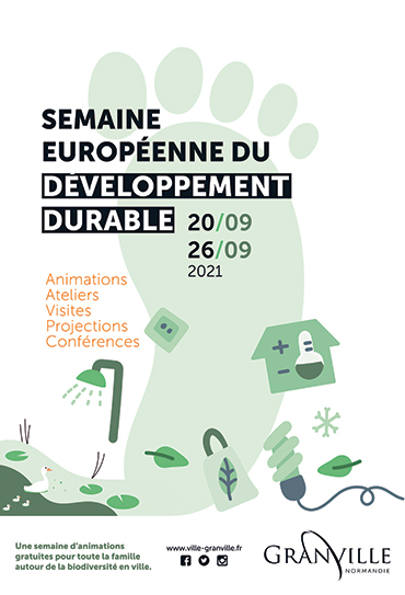 Affiche Semaine européenne du développement durable 2021 Granville